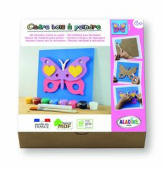 Kit Aladine Pinta Figura madera Mariposa