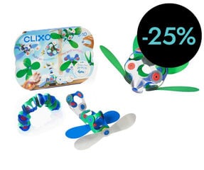 Construcción Magnética Clixo Ventana 24 piezas