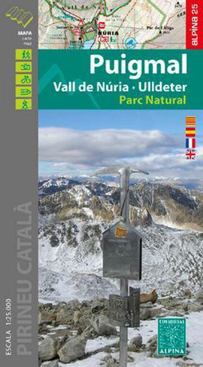 Puigmal 1:25.000 Vall de Núria Ulldeter
