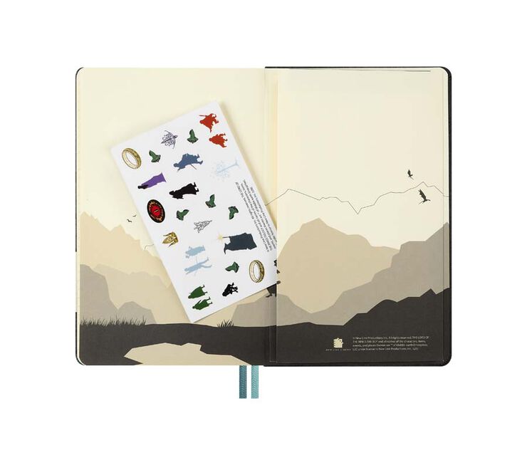 Agenda Moleskine tapa dura setmanal Large 2027 El Senyor dels Anells