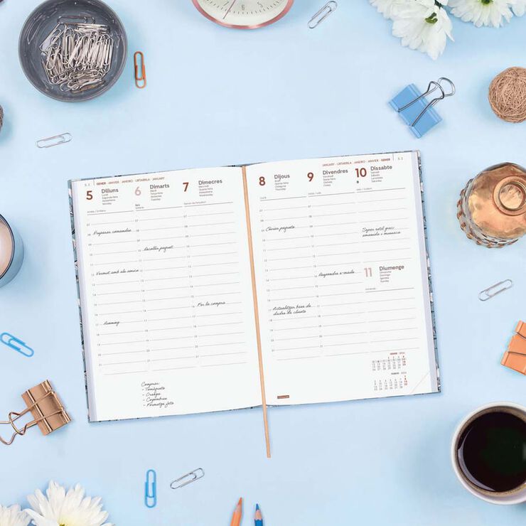 Agenda Finocam Berlín Y10 sem/vista vertical cat 2026 Cotton