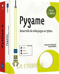 Pygame - Pack de 2 libros: Desarrollo de videojuegos en Python Pygame - Pack de 2 libros: Desarrollo de videojuegos en Python