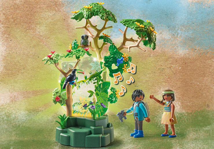 Playmobil Wiltopia Selva Tropical Luz Nocturna 71009