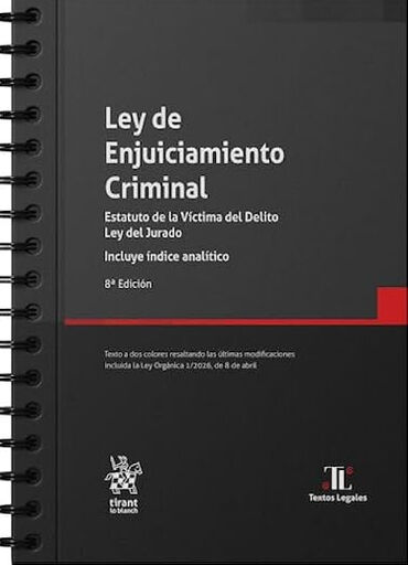 Ley de enjuiciamiento criminal 8&ordf; edici&oacute;n (GS)