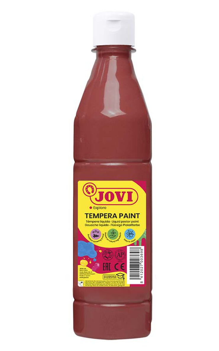 Témpera Jovi 500ml marrón