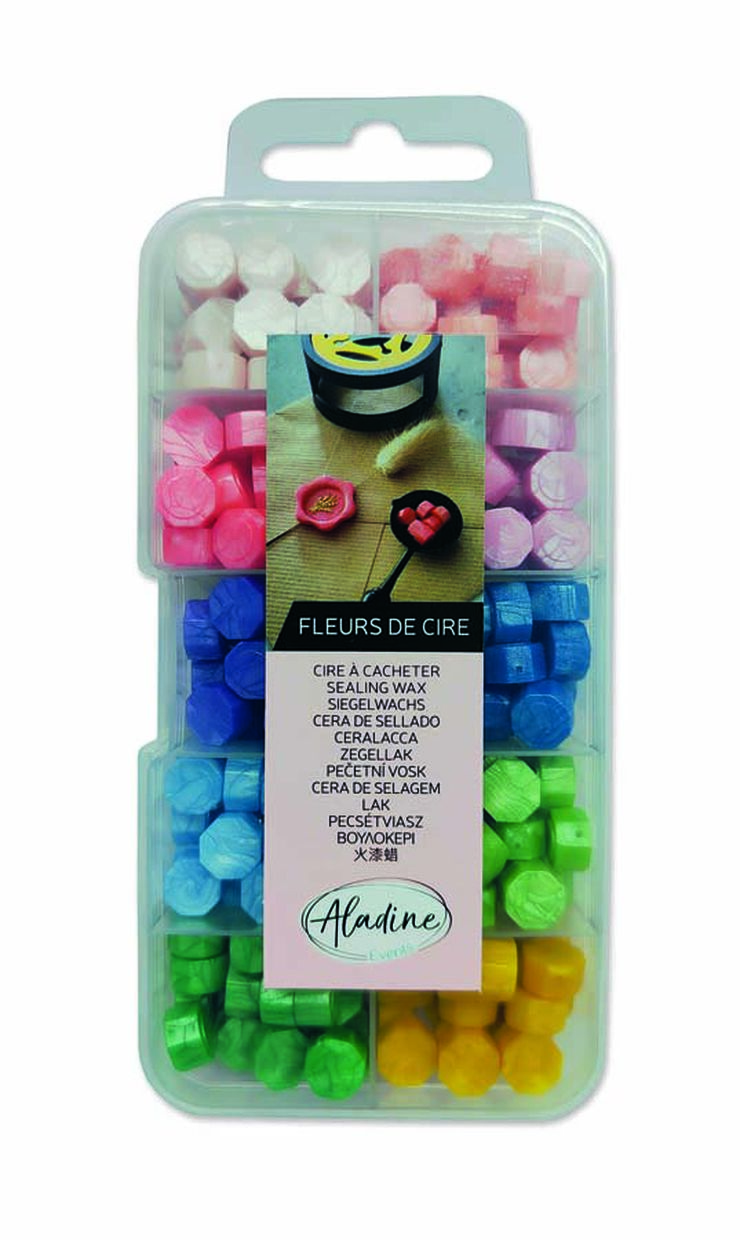 Lacres Aladine caja 10 colores Brillantes