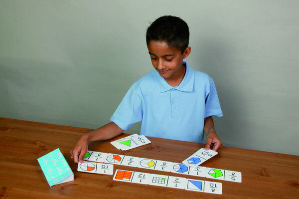 Domin&oacute; matem&aacute;tico - Fracciones Iniciaci&oacute;n