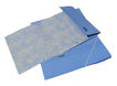 Carpeta con gomas y bolsa Folio Montichelvo azul