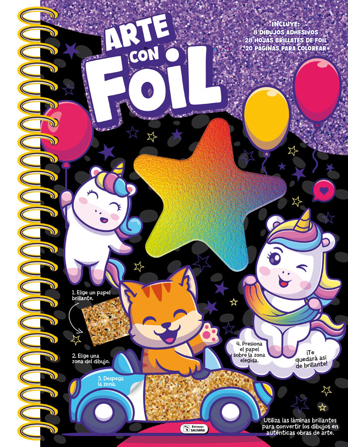 Arte con foil Unicornios