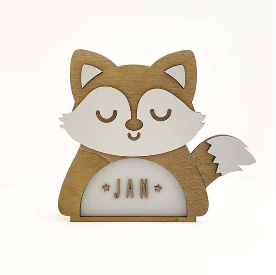 L&agrave;mpada personalitzable Guineu