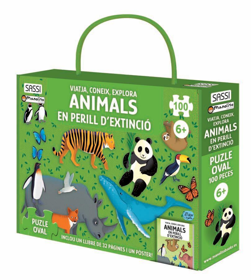 Llibre i Puzle Els Animals 100 peces