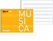 Llibreta musical, fulls A5 de 6 pentagrames