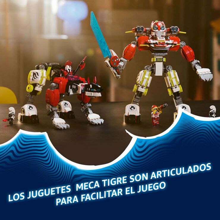 LEGO® DREAMZzz Meca Tigre de Cooper i Bòlid de Zero 71497