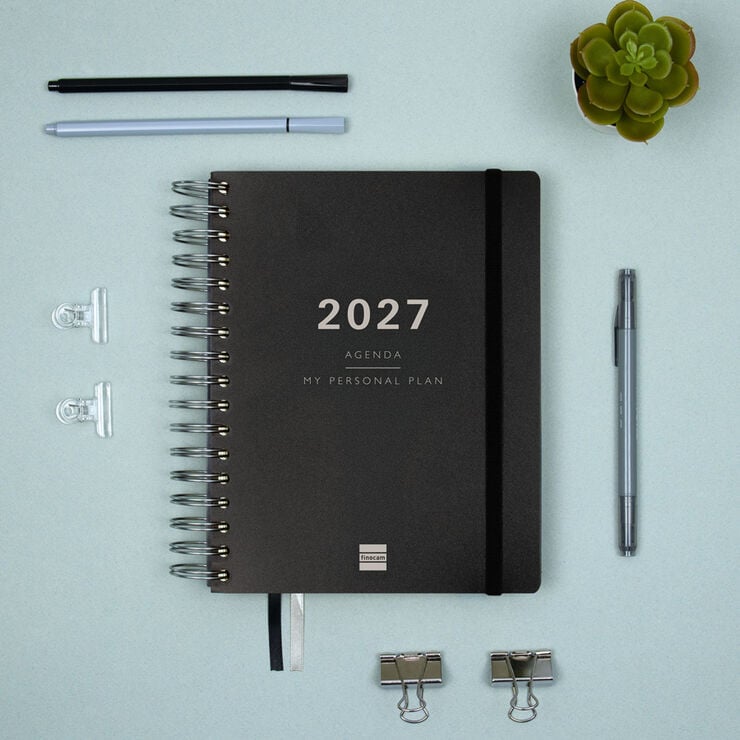 Agenda Finocam Tempus Dia P&agrave;gina 2027 Castell&agrave; Negre