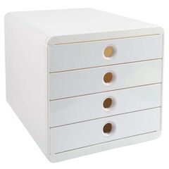 M&ograve;dul 4 calaixos Autentik Exacompta blanc