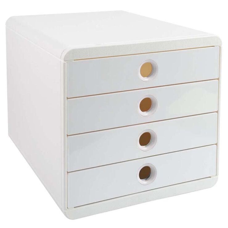 M&oacute;dulo 4 cajones Autentik Exacompta blanco