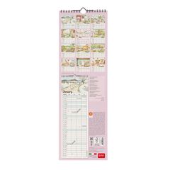 Calendario pared Legami 16x49cm 2026 Sweet Home