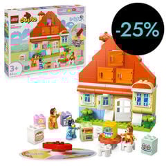 LEGO® DUPLO Bluey Casa Familiar de la Bluey amb Joc de Memòria 10459