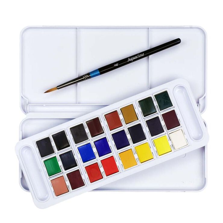 Acuarela Aquafine Daler Rowney Travel 24 colores Acuarela Aquafine Daler Rowney Travel 24 colores