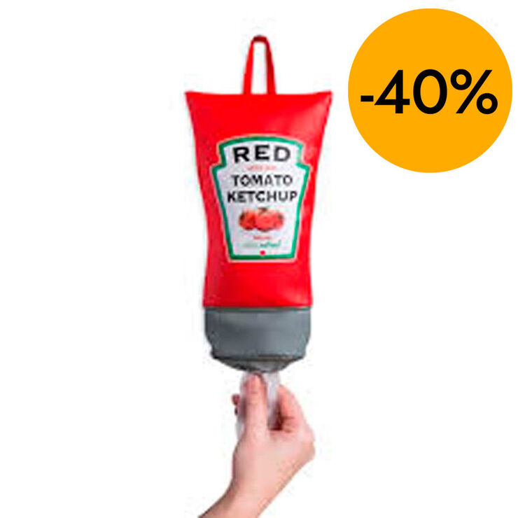 Dispensador bosses de pl&agrave;stic Balvi Ketchup 29,5x16,5cm