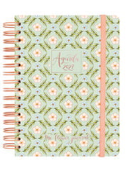 Agenda Finocam Flower Journal D&iacute;a P&aacute;gina 2027 Catal&aacute;n Verde