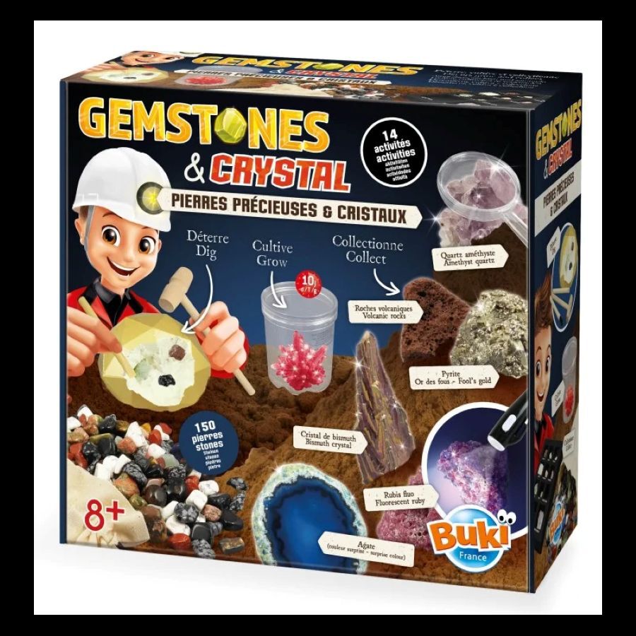 Kit cient&iacute;fic pedres precioses i cristalls