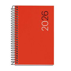 Agenda Espiral Miquelrius Caddy sem/vista mult 2026 City rojo