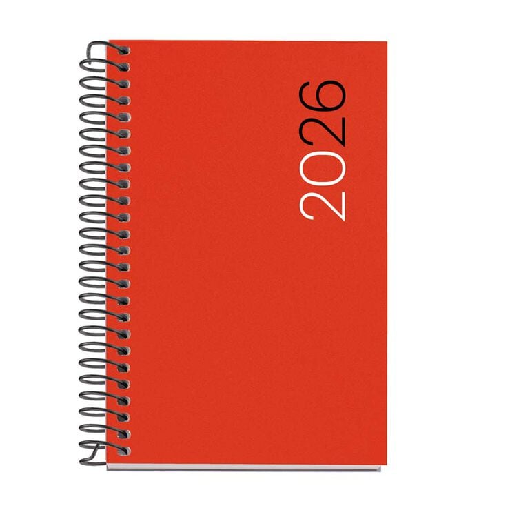 Agenda Espiral Miquelrius Caddy setm/vista mult 2026 City vermell