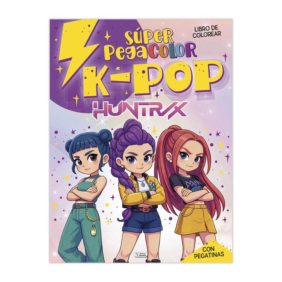 Kpop Huntrix S&uacute;per pegacolor