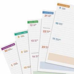 Agenda Finocam Cosmflex 1/4 Sem/Vista Castellano 2026-27 Rojo