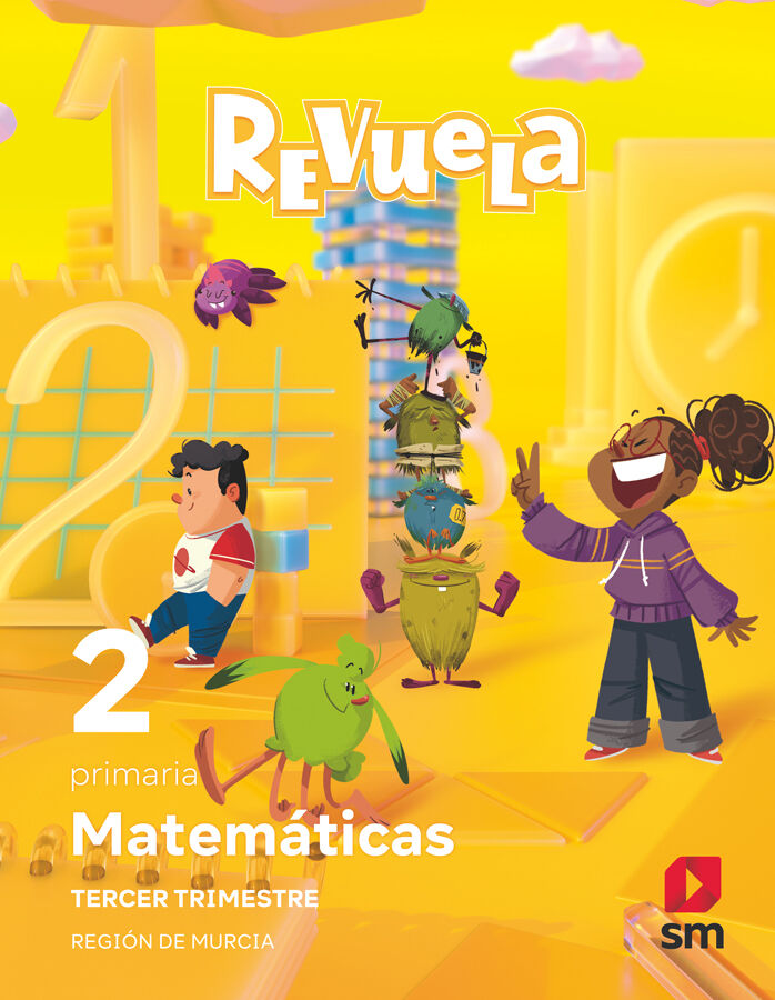 Matem&aacute;ticas. 2 Primaria. Trimestres Revuela. Regi&oacute;n de Murcia