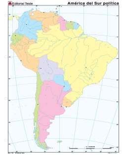 TEI MUT25 Am&eacute;rica Sur P/Color