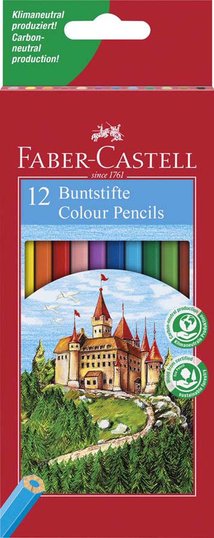 Lápices de colores Faber-Castell Ecologic 12 colores
