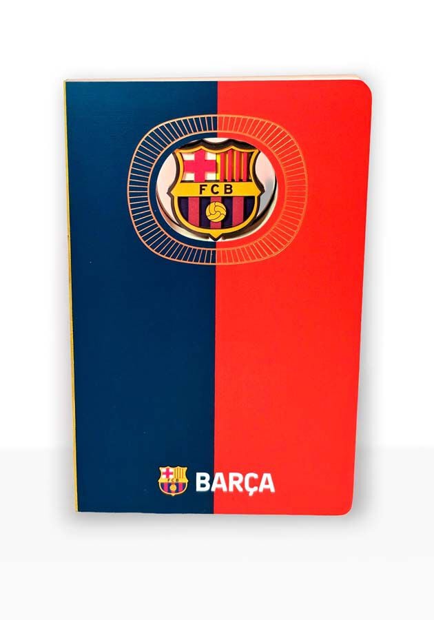 Libreta 3D Oficial FCB A5 Escudo Blaugrana