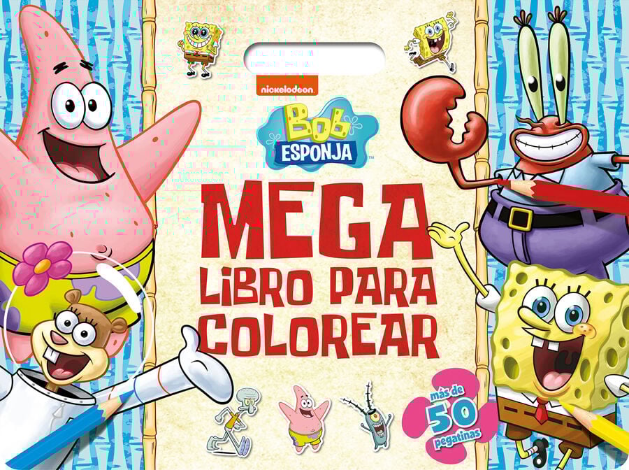 Bob Esponja. Megalibro para colorear