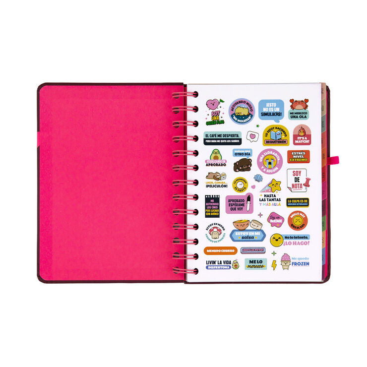 Agenda Mr. Wonderful Peque&ntilde;a Semana Vista Castellano Aesthetic 2027