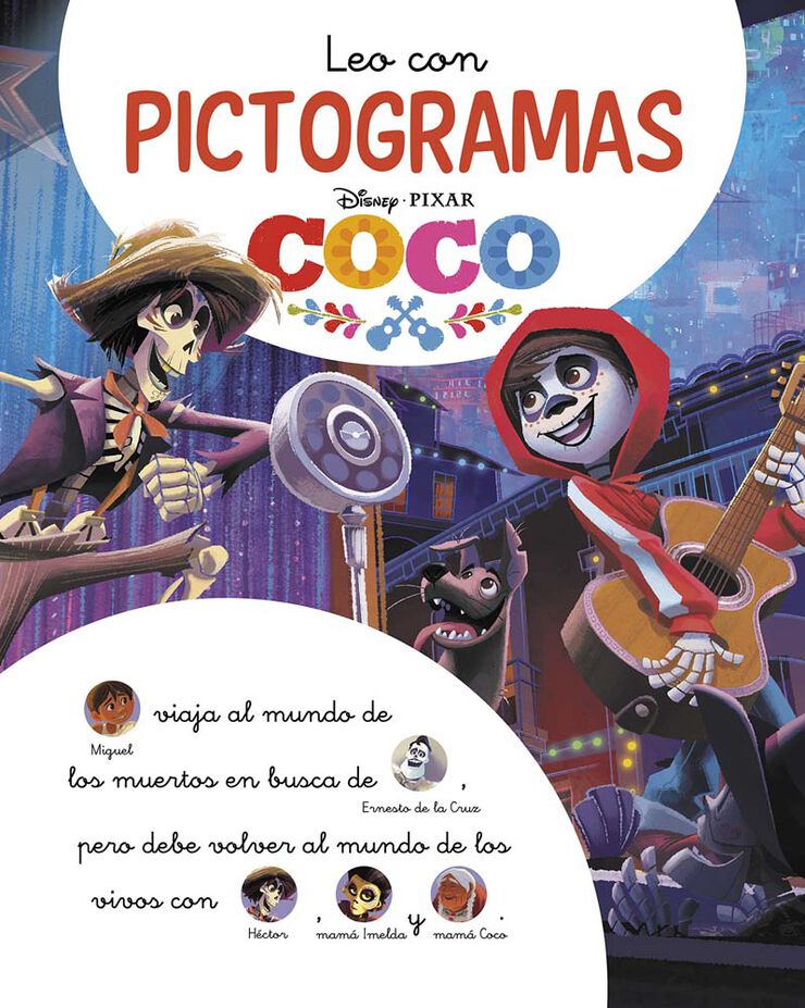 Leo con pictogramas Disney. La historia de Coco