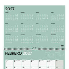 Calendario Miquelrius Pared A4 Castellano Chromatic 2027
