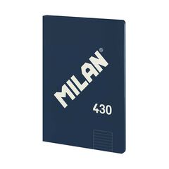 Llibreta grapada A4 48f ratlla Milan 1918 blau