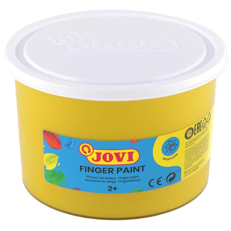 Pintura de dedos Jovi 500ml amarillo