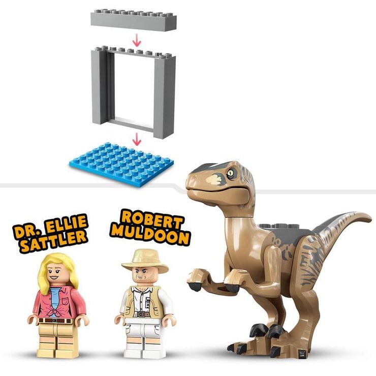 LEGO® Jurassic Park Escapada del Velociraptor 76957