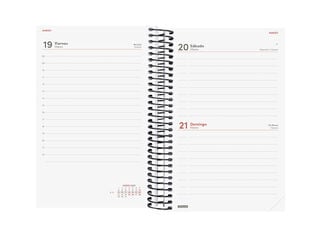 Agenda Finocam Year Dia P&agrave;gina 2027 Castell&agrave; Negre