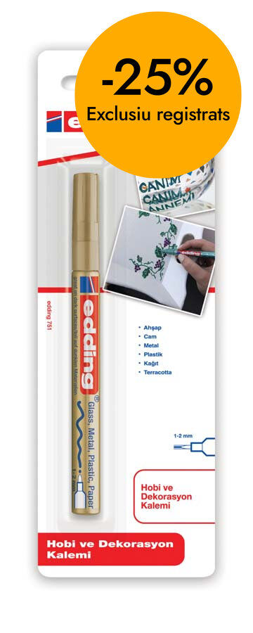 Retolador permanent Edding 751 or