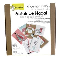 Kit de manualitats Postals de Nadal Stampam Kit de manualitats Postals de Nadal Stampam