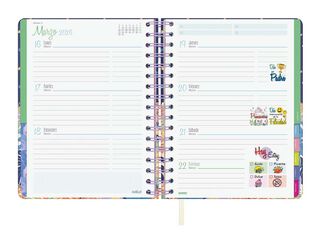 Agenda Finocam escolar Talkual 1/4 sem/vista cas 2025-26 vida