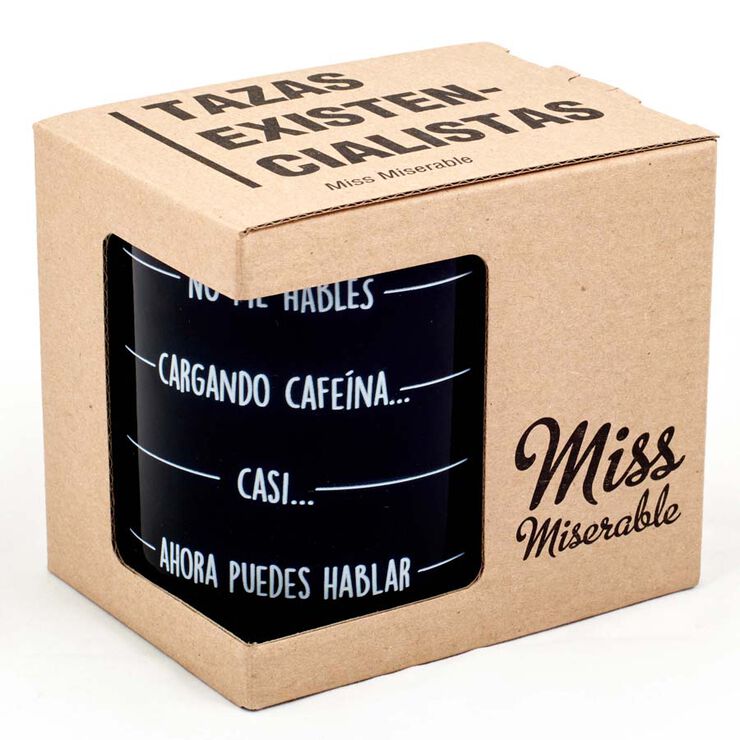 Taza ''Cargando cafeína''