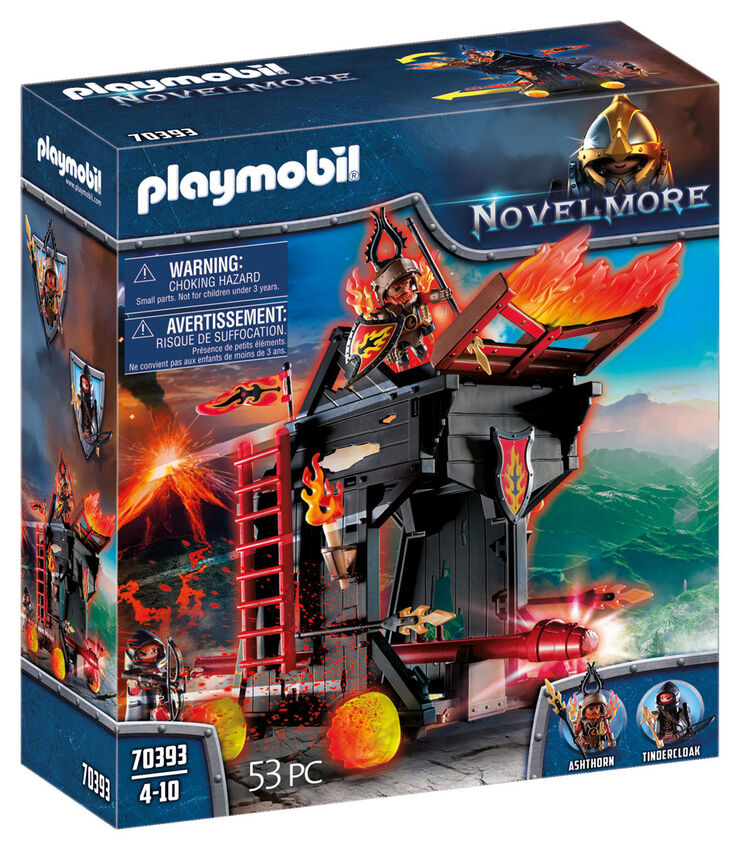Playmobil Novelmore Ariete de fuegos Burnham 70393