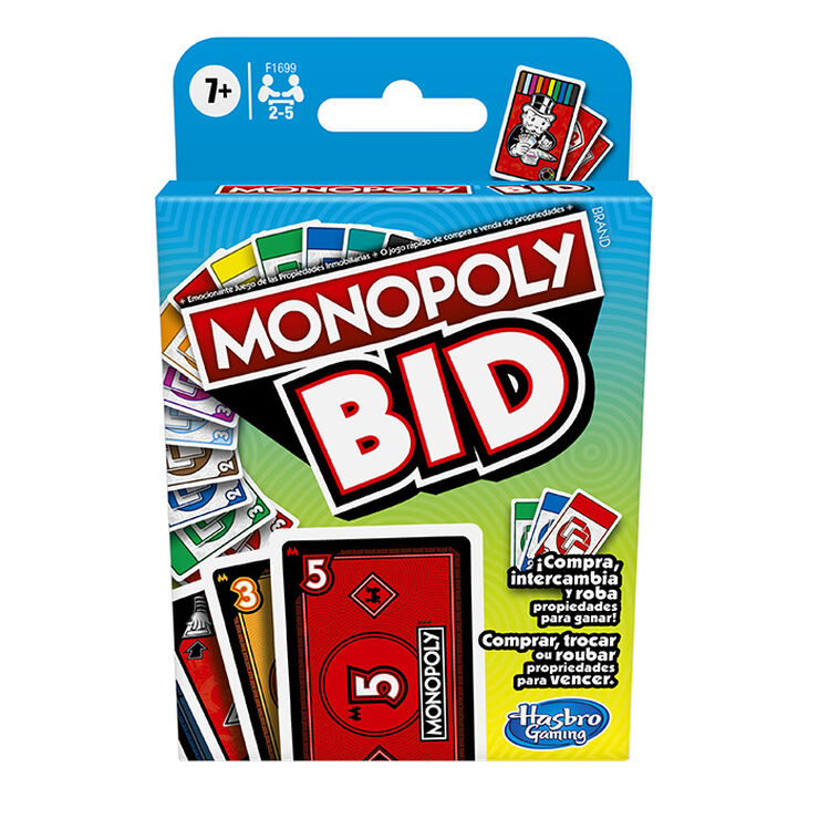 Monopoly Cartes Bid