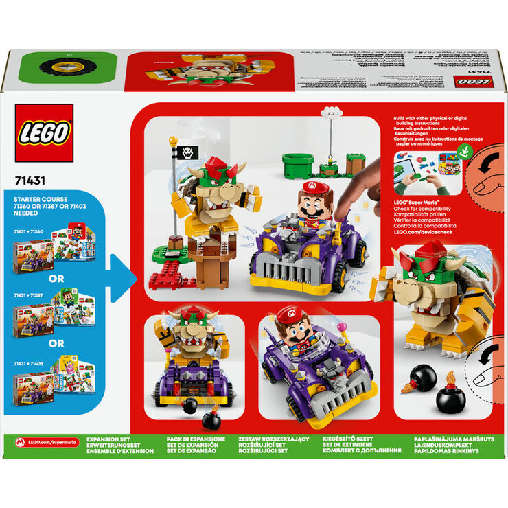 LEGO® Super Mario Set de Expansión: Coche monstruoso de Bowser 71431