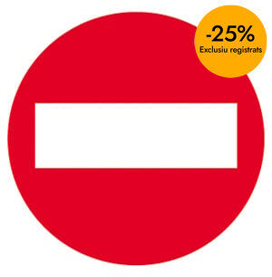 Pictograma adhesivo Apli ''No Pasar'' 114x114mm